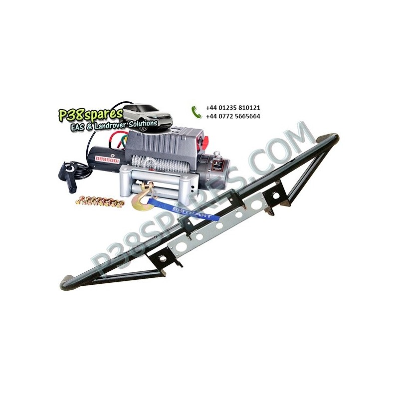 Tubular Bumper Kit - Winching - Discovery 1 Models Air suspension Tubular Bumper Kit Land Rover - Winch With Steel Cable. .