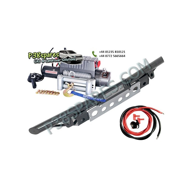Tubular Bumper Kit - Winching - Defender Models Air suspension Tubular Bumper Kit Land Rover - Winch With Steel Cable. .