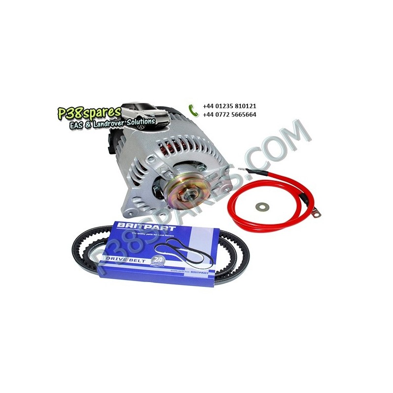   Alternator Upgrade Kit - .Upgrade The 45A Alternator To 100A. . .Defender - 200Tdi. . - All Models. - supplied by p38spares to