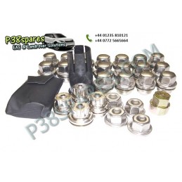   Locking Wheel Nuts & Key Kit - Wheels - Discovery 2 Models - supplied by p38spares kit, 2, discovery, wheel, key, locking, nut