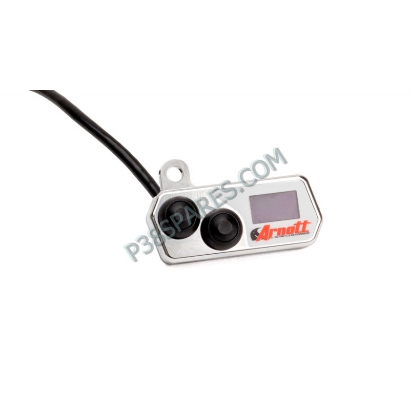 Handlebar-Mounted Push Button Controller wiht LED Pressure Gauge (chrome)