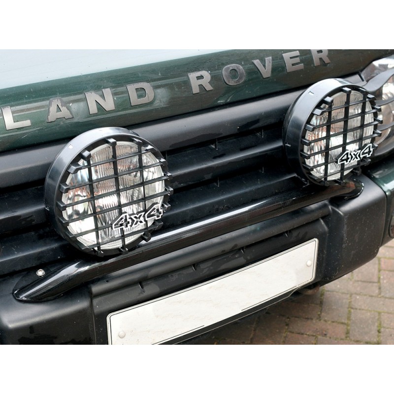 Driving Lamps Pair 8 Inch Black Land Rover Discovery 1 Models 1989 - 1998 - Britpart Air suspension Driving Lamps Pair 8 Inch
