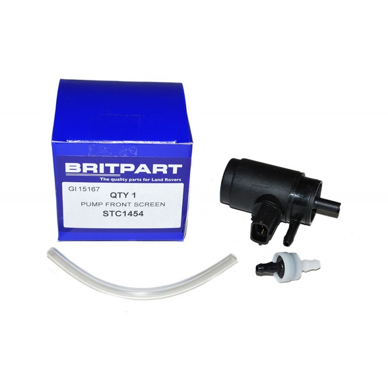 Washer Pump Front Screen Land Rover Discovery 1 Models 1989 - 1994 - Britpart Air suspension Washer Pump Front Screen Land