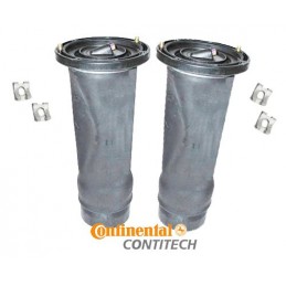   ContiTech Pair Rear Discovery 2 OEM Air Suspension Springs & Clips 1998-2004 - supplied by p38spares air, rear, spring, bellow