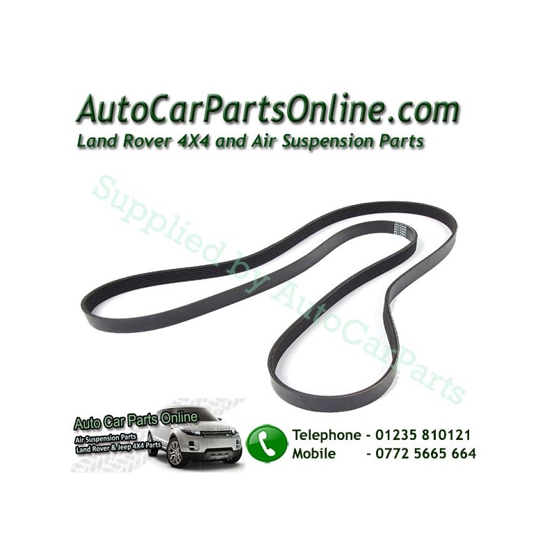 Range Rover P38 MKII Thor Engine Serpentine Drive Belt with Air Conditioning 1999-2002 www.p38spares.com  1446 - PQS101480