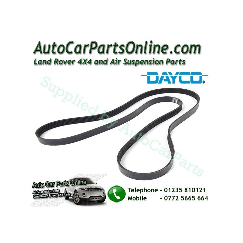 Dayco Range Rover P38 MKII Thor Engine Serpentine Drive Belt with Air Conditioning 1999-2002 www.p38spares.com  3190 - PQS101480