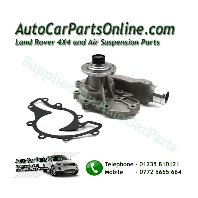   Water Coolant Pump V8 Petrol Range Rover Land Rover with Replacment Gasket - supplied by p38spares 