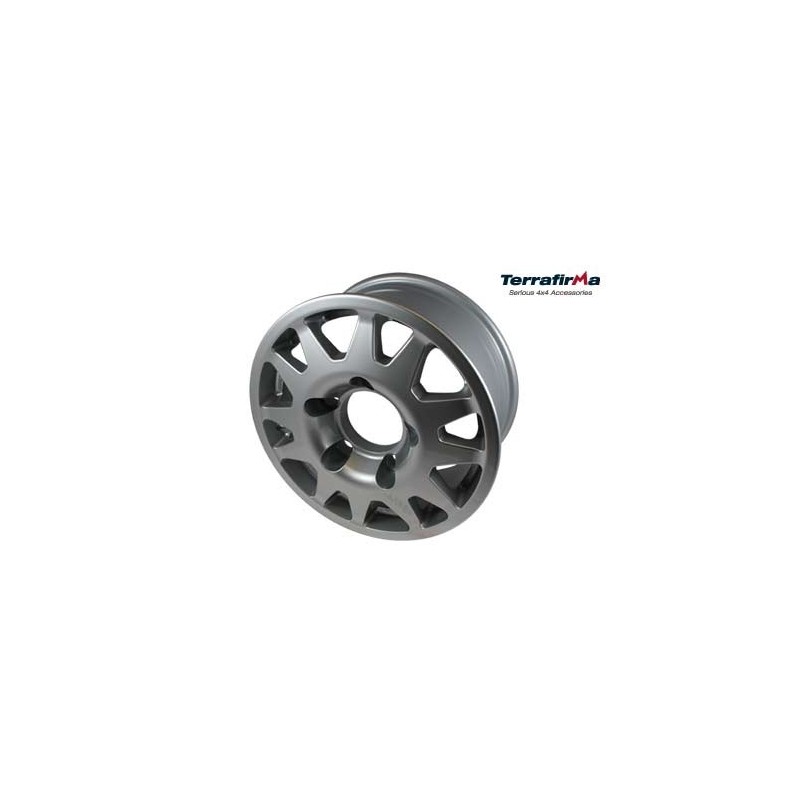   Terrafirma Dakar Alloy Wheel (Silver) - All Models - supplied by p38spares all, wheel, terrafirma, models, -, Alloy, Dakar, (S