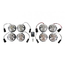   Clear Lens Led Light Kit For Defender 90/110 And Series 3 - - supplied by p38spares series, kit, 3, and, defender, clear, -, F