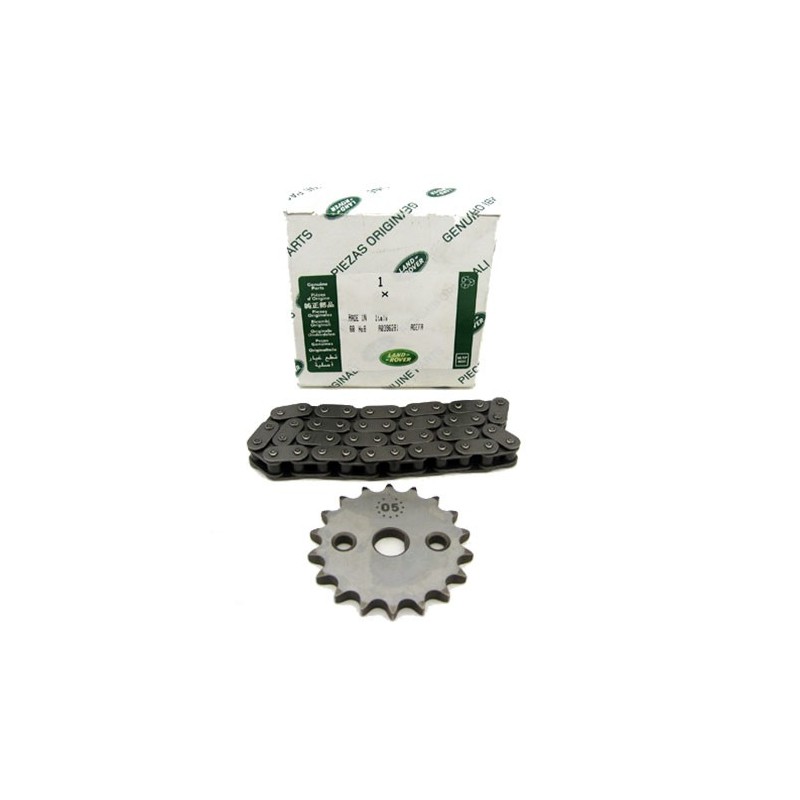 Genuine Oil Pump Chain And Sprocket Kit - Land Rover Discovery 2 Td5 Models 1998-2004