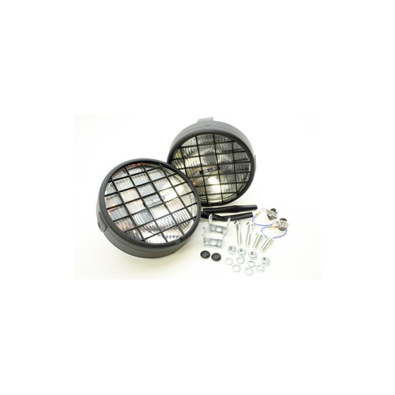   Pair Of 5.5In Round Roadrunner Driving Lamps For All Vehicles - Range Rover Mk2 P38A 4.0 4.6 V8 & 2.5 Td Models 1994-2002 - su