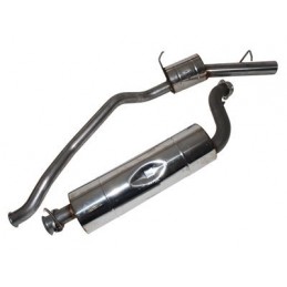   Stainless Steel Exhaust System - Petrol Single Tailpipe - Range Rover Mk2 P38A 4.0 4.6 V8 Models 1994-1997 - supplied by p38sp