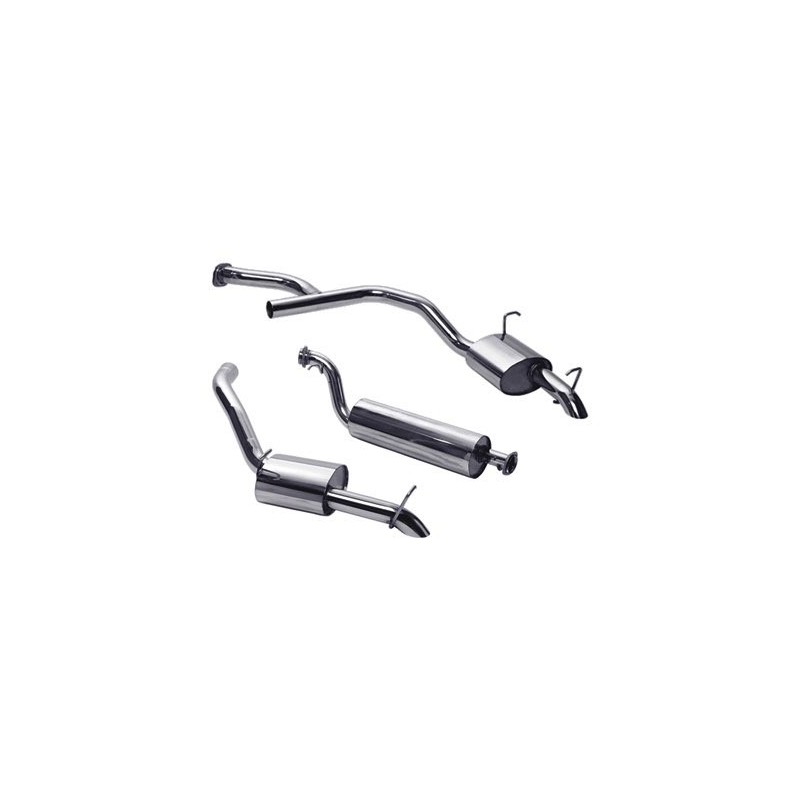   Stainless Steel Exhaust System - Petrol Twin Tailpipe - Range Rover Mk2 P38A 4.0 4.6 V8 Models 1997-2002 - supplied by p38spar