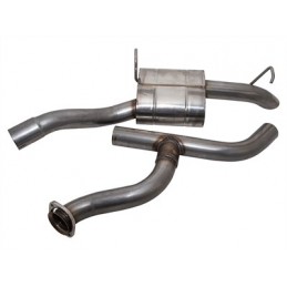   Stainless Steel Right Side Tailpipe And Silencer - Range Rover Mk2 P38A 4.0 4.6 V8 & 2.5 Td Models 1997-2002 - supplied by p38