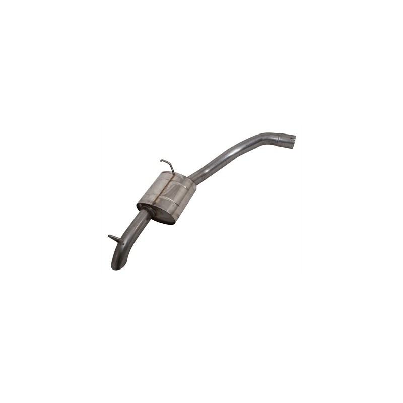   Stainless Steel Left Side Tailpipe And Silencer - Range Rover Mk2 P38A 4.0 4.6 V8 & 2.5 Td Models 1997-2002 - supplied by p38s
