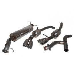   Stainless Steel Sports Exhaust System - Petrol Twin Tailpipe - Range Rover Mk2 P38A 4.0 4.6 V8 Models 1994-2002 - supplied by 