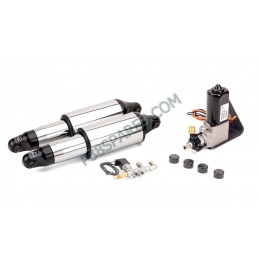 Arnott   Harley-Davidson - Dyna Motorcycle Air Suspension Kit For Model Years 1991-2007 - Chrome - supplied by p38spares Harley-