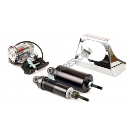 Arnott   Harley-Davidson - Softail Motorcycle Air Suspension Kit For Model Years 2001-2017 - Chrome - supplied by p38spares Harl