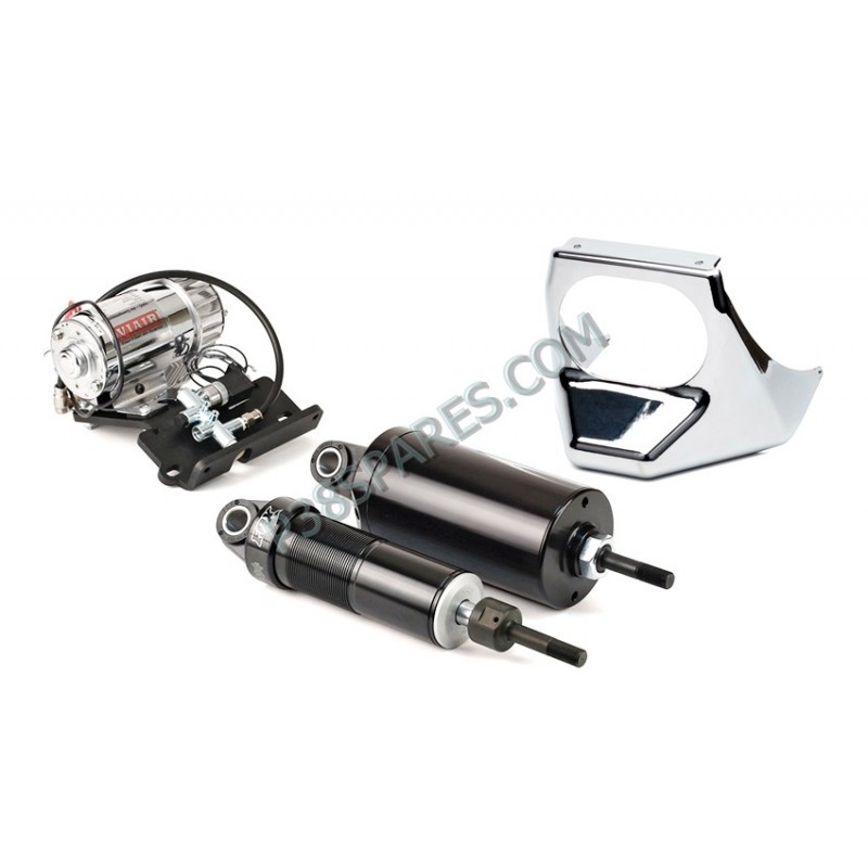 Arnott   Harley-Davidson - Softail Motorcycle Air Suspension Kit For Model Years 2001-2017 - Chrome - supplied by p38spares Harl