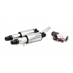 Arnott   Harley-Davidson - Touring Series Motorcycle Air Suspension Kit For Model Years 1990-2008 - Chrome - supplied by p38spar
