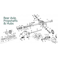 Buy Land Rover Discovery 2 Rear Axle, Propshafts
